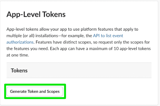 App token